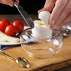 Crystalia Glass Egg Holders, Set of 2 Pcs